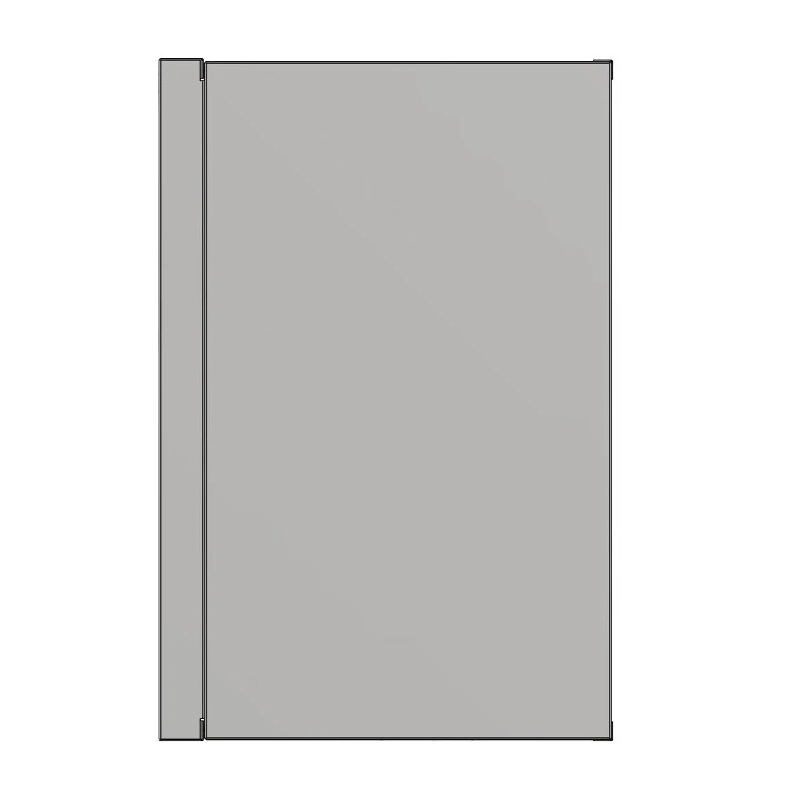 RB Components 56in Galley - Isotherm 130 Fridge Base Cabinet - Drawer System - Image 4