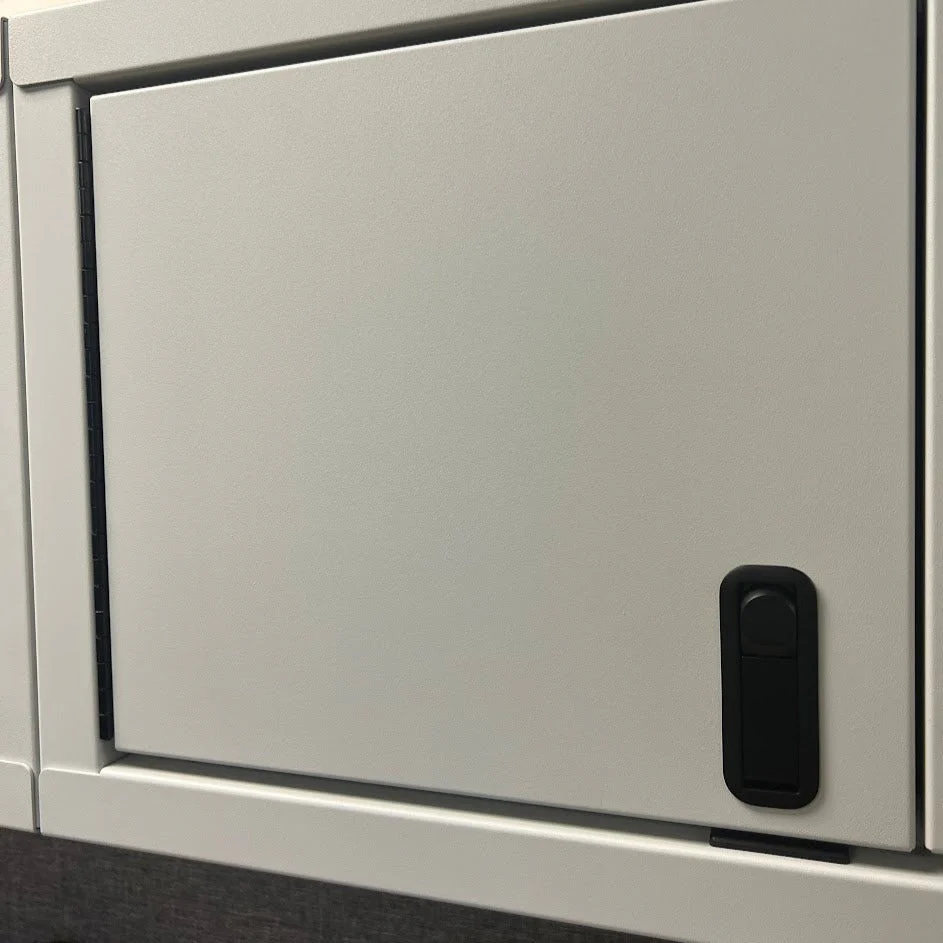 RB Components 56in Galley - Isotherm 130 Fridge Base Cabinet - Drawer System - Image 7