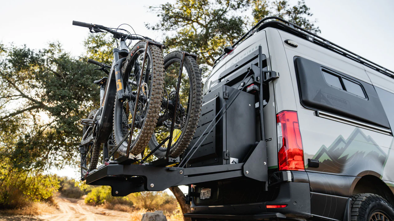 Aluminess 2019+ Mercedes Sprinter PowerLift Bike Rack - Image 3