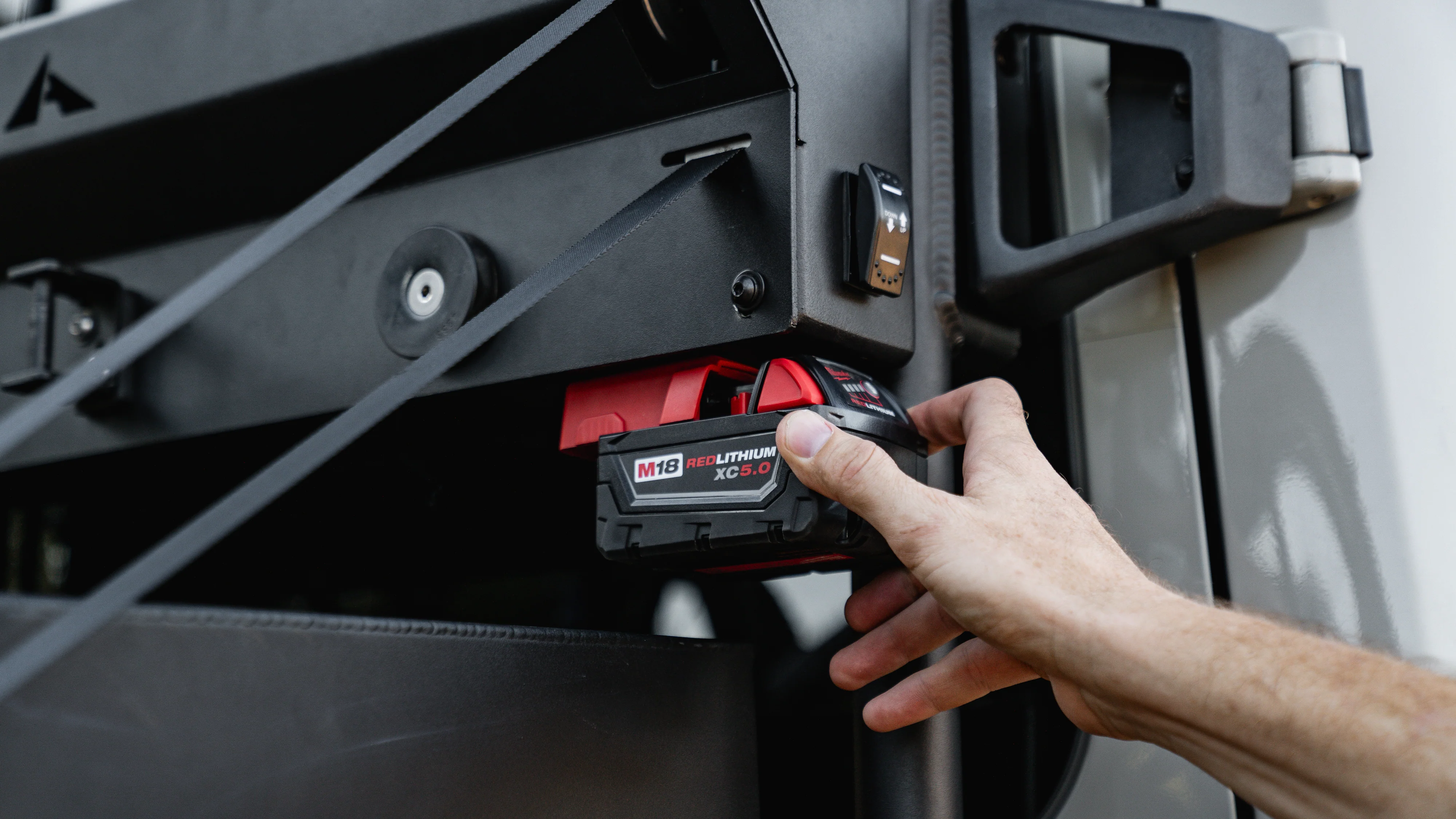 Aluminess 2019+ Mercedes Sprinter PowerLift Bike Rack - Image 9