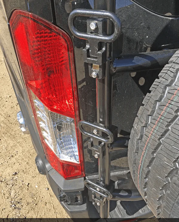 Aluminess 2015+ Ford Transit Rear Door Ladder - Image 3