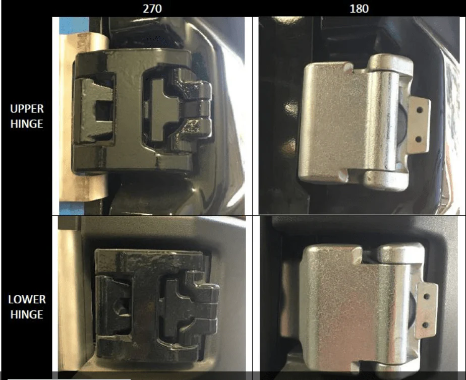 Aluminess 2015+ Ford Transit Rear Door Ladder - Image 5