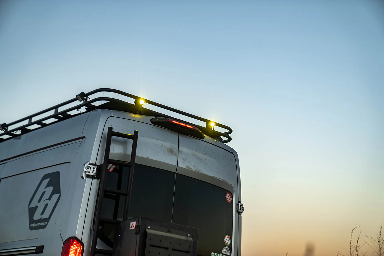 Aluminess 2015+ Ford Transit Rear Door Ladder - Image 7