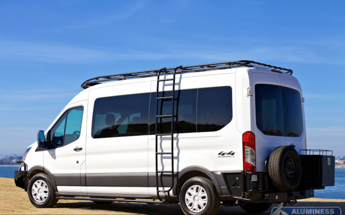 Aluminess Ford Transit Side Ladder - Image 4