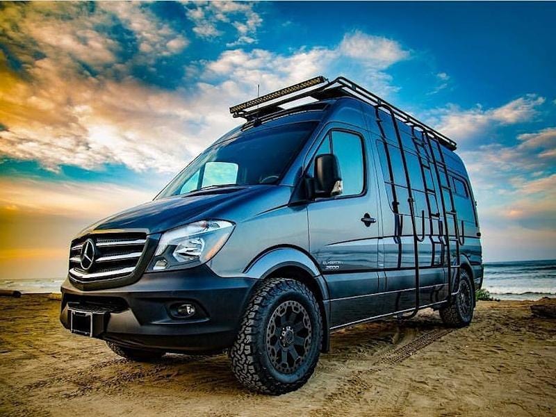 Aluminess 2007+ Mercedes Sprinter 144" Weekender/Touring Roof Rack (High-Roof) - Image 3