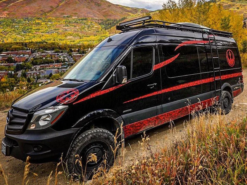 Aluminess 2007+ Mercedes Sprinter 144" Weekender/Touring Roof Rack (High-Roof) - Image 9