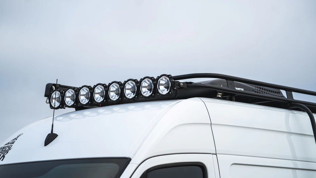 Aluminess 2007+ Mercedes Sprinter 170"/170" EXT Weekender Roof Rack (High Roof) - Image 3