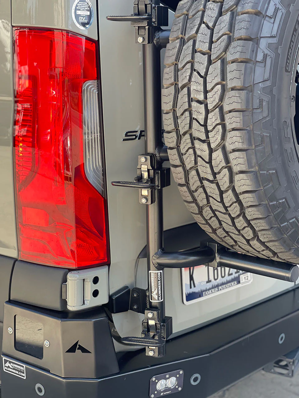 Aluminess 2019+ Mercedes Sprinter Rear Door Ladder (144"/170" High-Roof) - Image 8