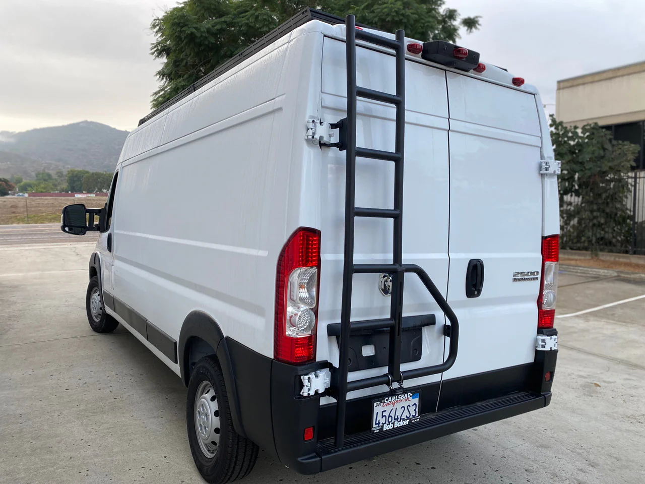 Aluminess 2014+ Ram ProMaster Rear Door Ladder - Image 9