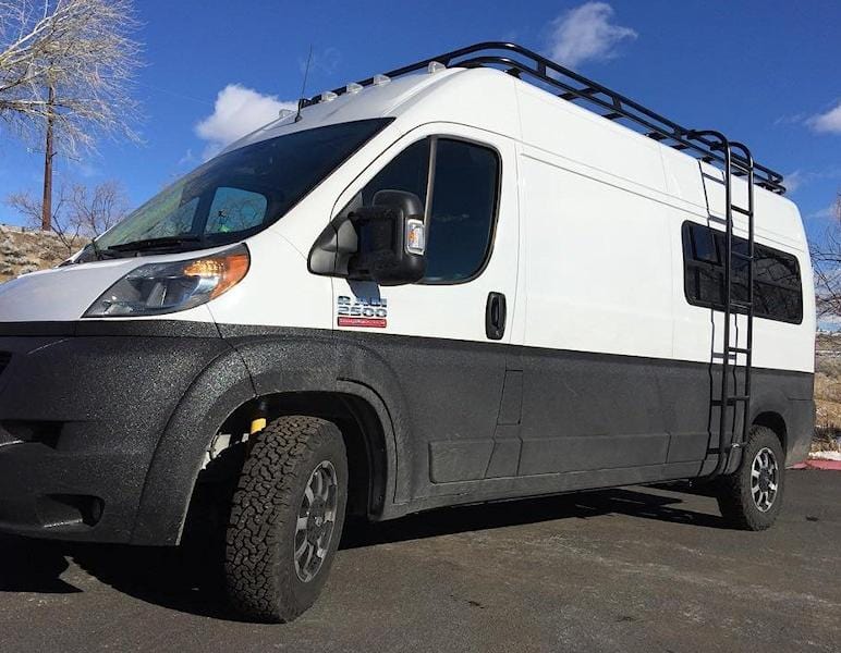 Aluminess Ram ProMaster Side Ladder - Image 6