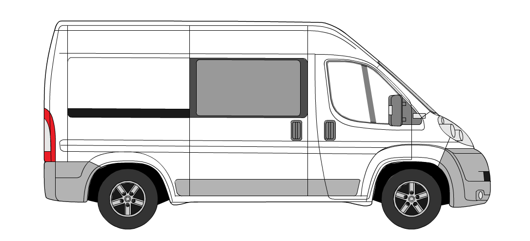 CRL Ram ProMaster Passenger Side Sliding Door T-Vent Window (FW395R) - Image 4