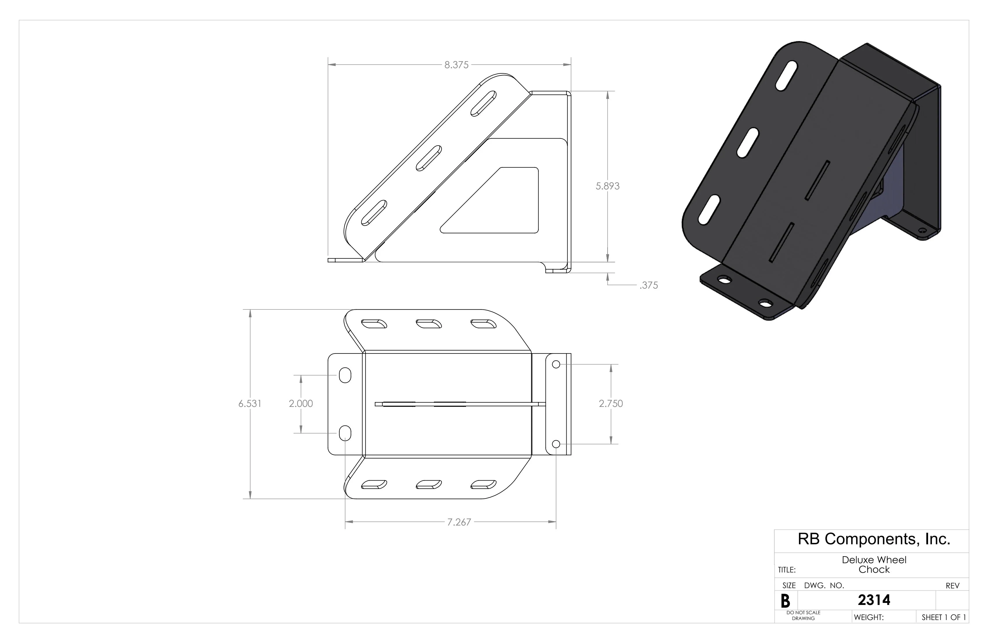 RB Components Deluxe Wheel Chock - Image 4