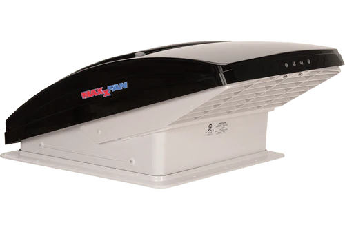 MaxxAir MaxxFan Deluxe RV Roof Vent Model 7500K (Smoke, With Remote) - Image 3