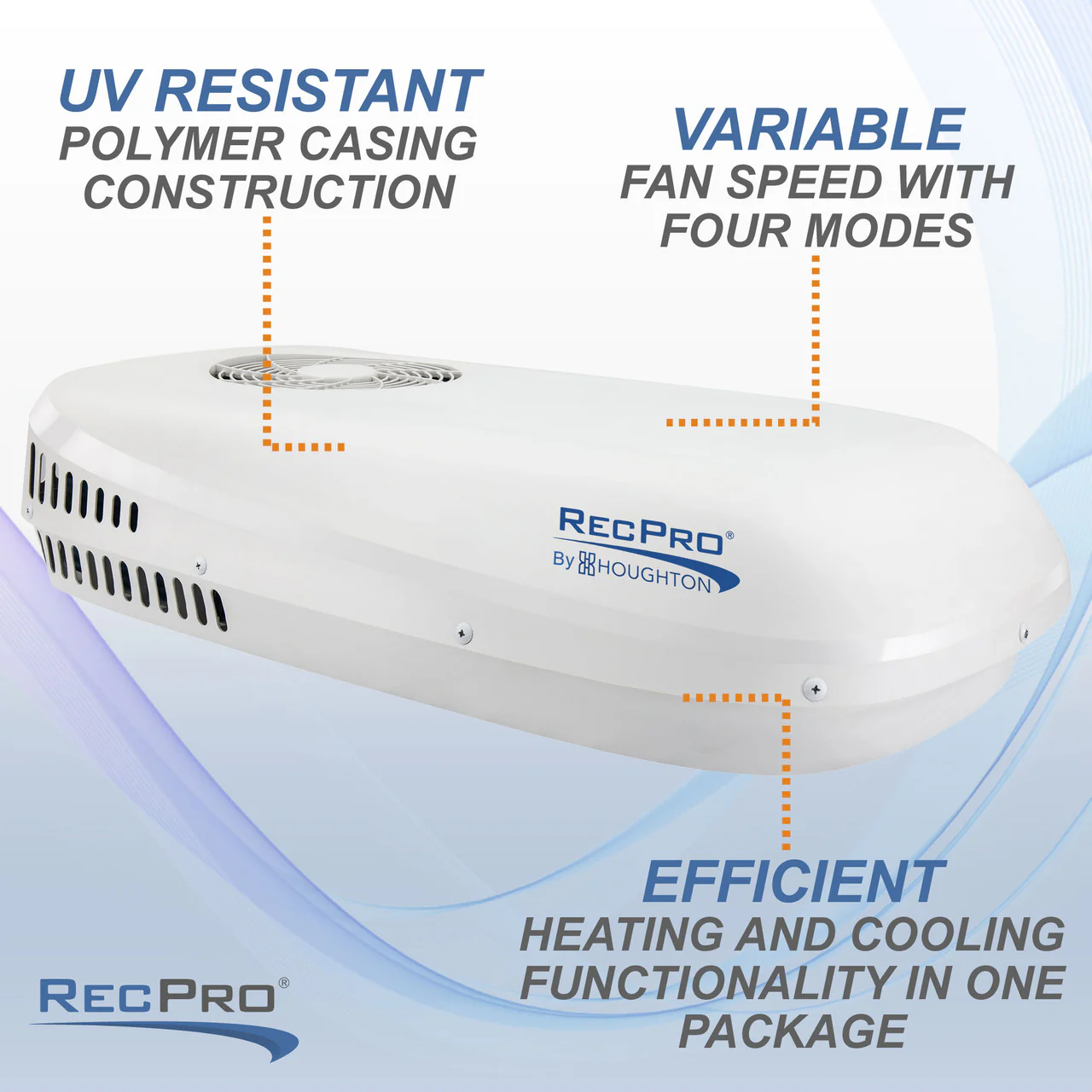 RecPro 48V RV Air Conditioner with Heat Pump - 13,500 BTU - Image 12