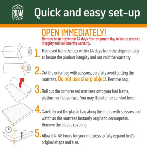 RoamRest Flatline Van Co. Foldable Van Mattress – Compatible Replacement - Image 10