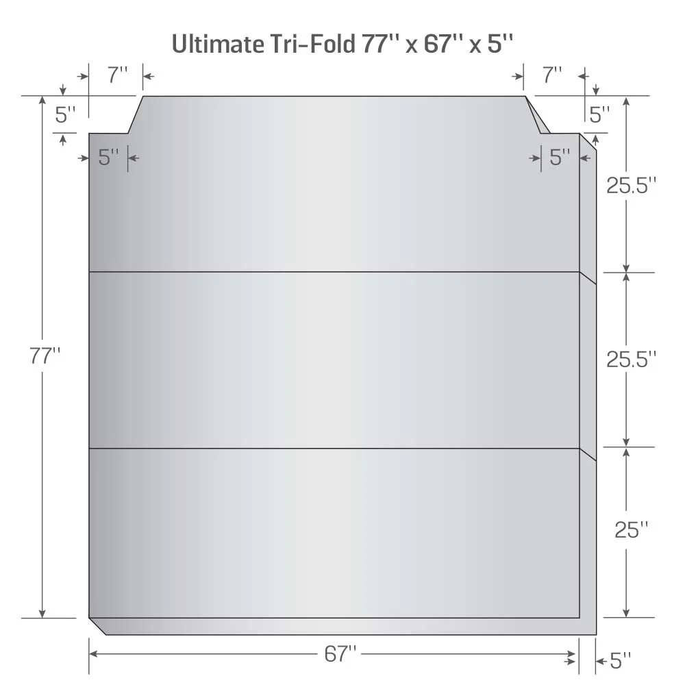 RoamRest Ultimate Tri-Fold Van Mattress - Image 21