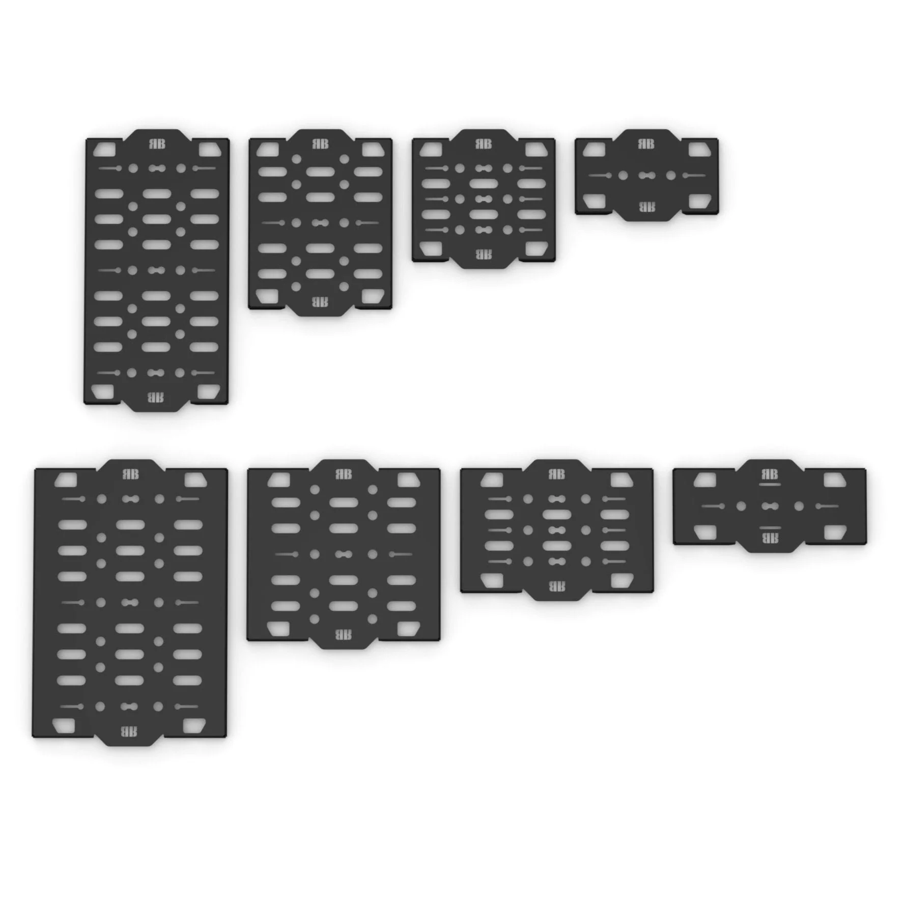 RB Components Sleek Roof Rack Plates 15in Wide - Image 7