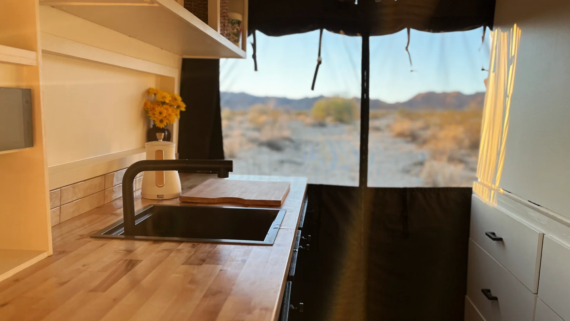 Tec Vanlife Nanotech Sink (Bamboo Cover/Chopping Board) - Image 5