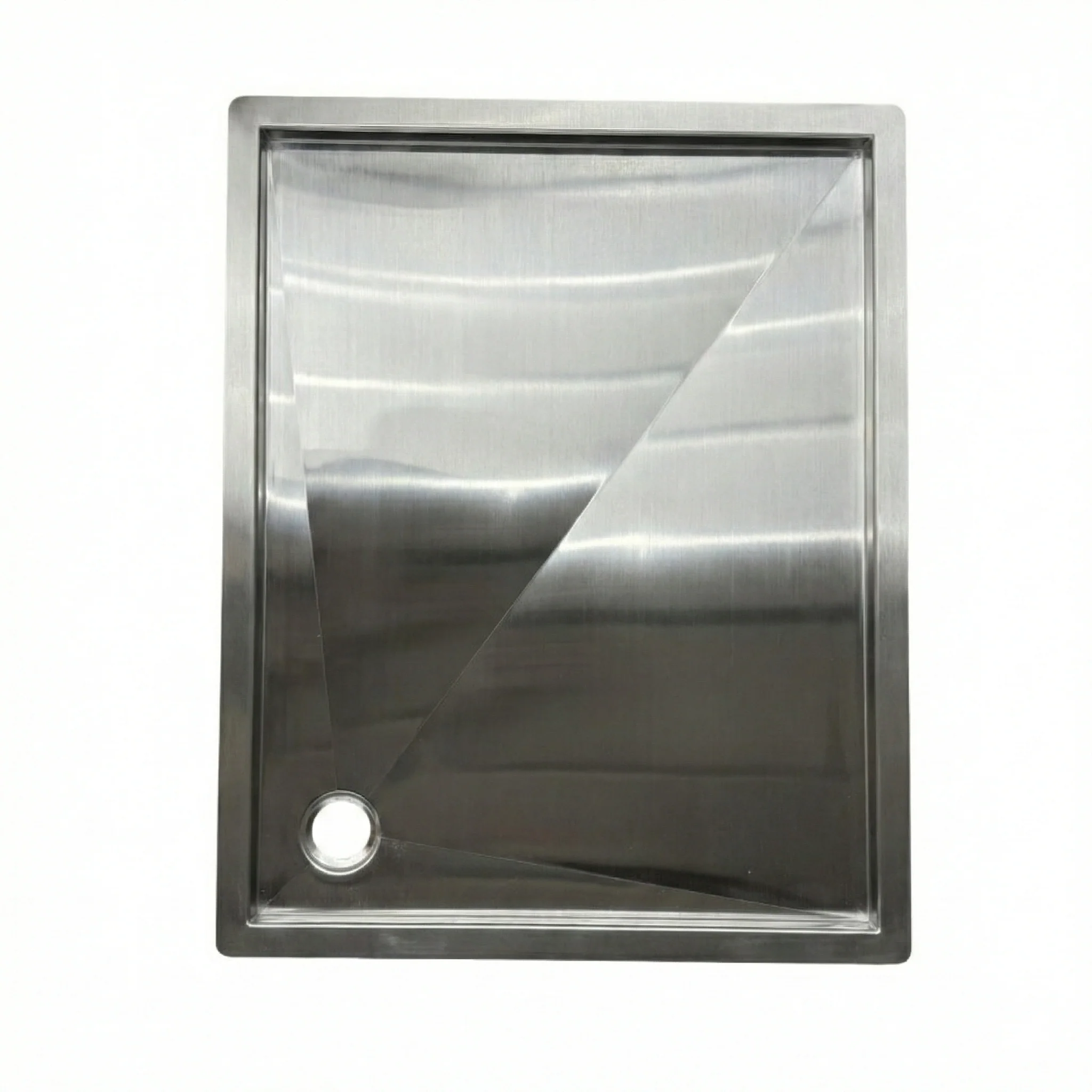 Tetravan In-Floor Shower Pan STAINLESS STEEL - Image 8