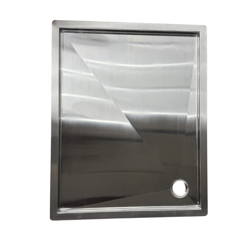 Tetravan In-Floor Shower Pan STAINLESS STEEL - Image 9